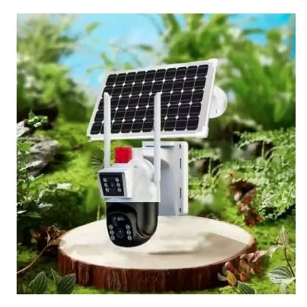 Caméra de Surveillance Solaire 4G Hybride – Double Objectif 4K