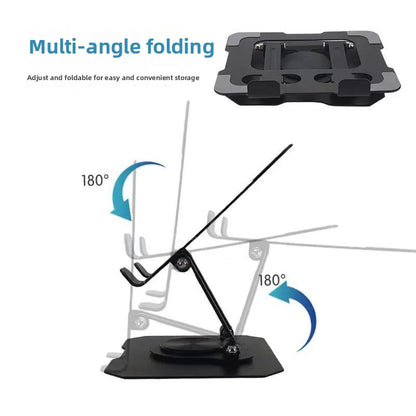 Support tablette métallique pliable rotatif à 360°