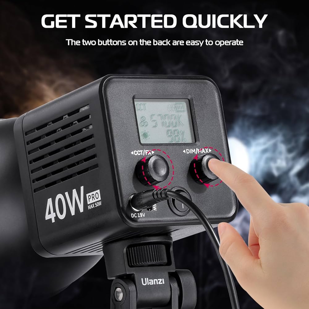 Lampe vidéo LED portable Ulanzi 40W