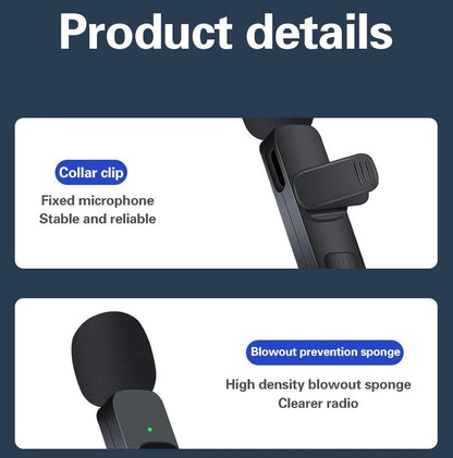 Microphone cravate sans fil
