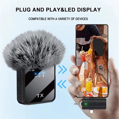 Microphone cravate sans fil F11-2
