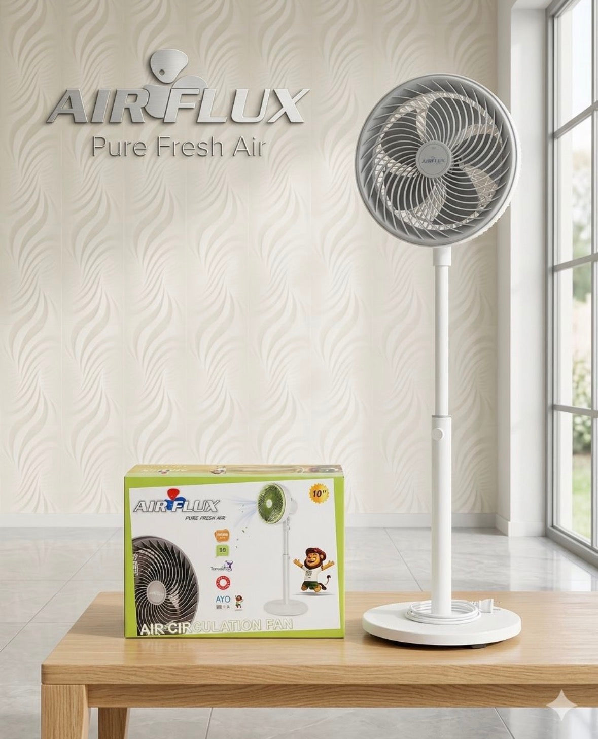Ventilateur super puissant AIR FLUX 10