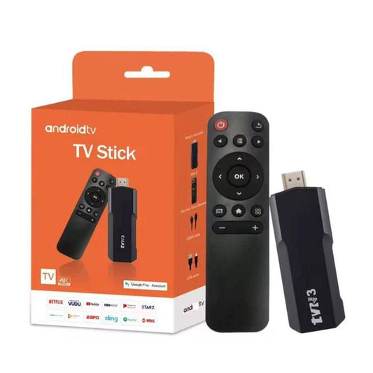 Android TV Stick - Smart Android 12.5 TV Box - 4GB + 64GB