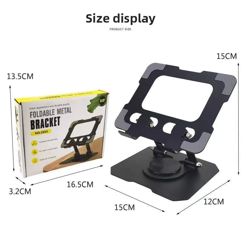 Support tablette métallique pliable rotatif à 360°