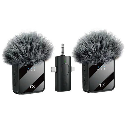 Microphone cravate sans fil F11-2