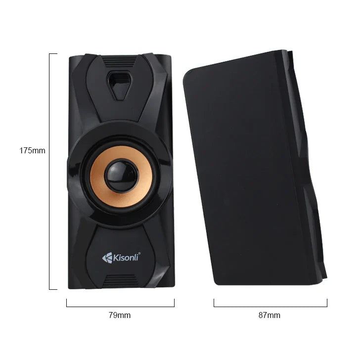 Double haut parleur USB Kisonli U-9003