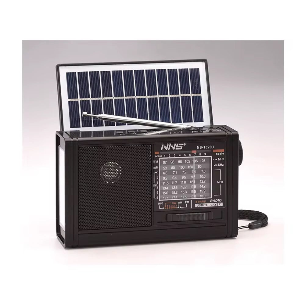 Radio Rétro Solaire Multifonction