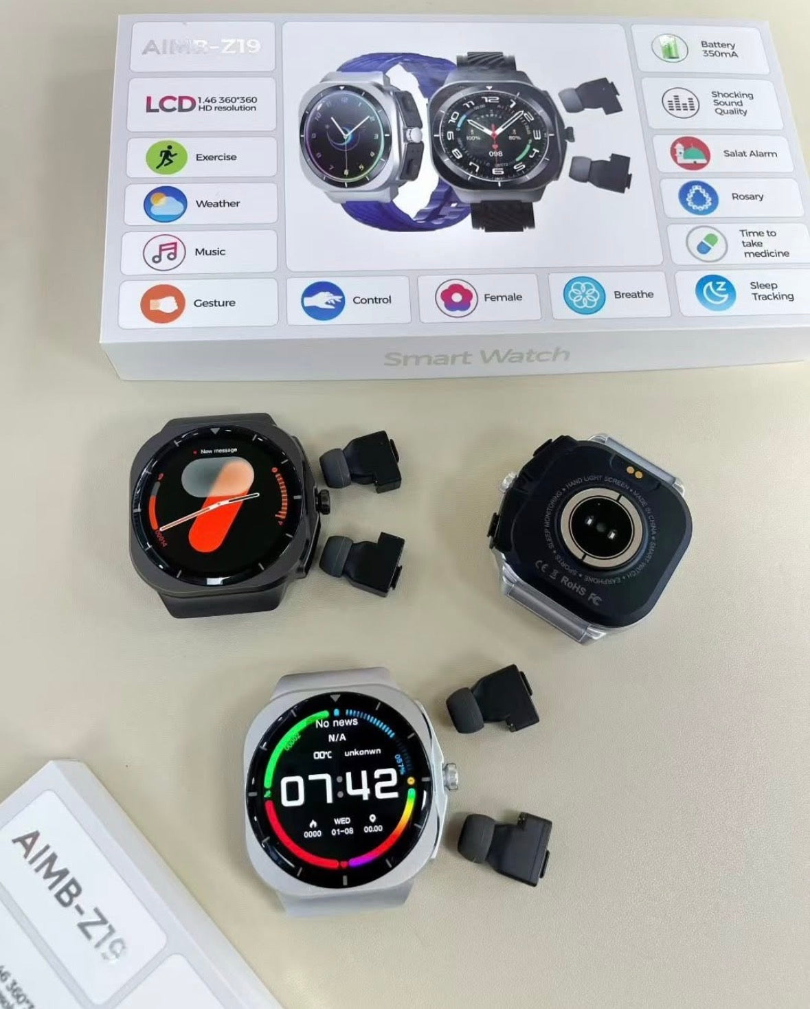 Smartwatch AIMB-Z19 Watch + Airpods