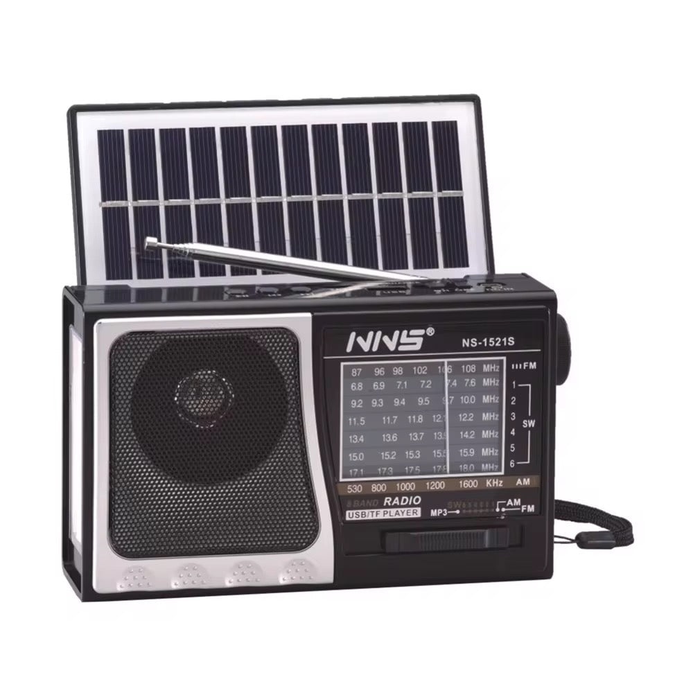 Radio Rétro Solaire Multifonction