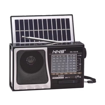 Radio Rétro Solaire Multifonction