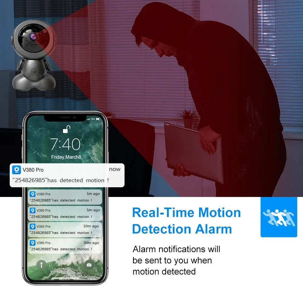 Caméra Robot Smart Net V380 Pro