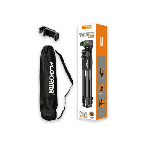 Trepied professionnel Plokama 1m80